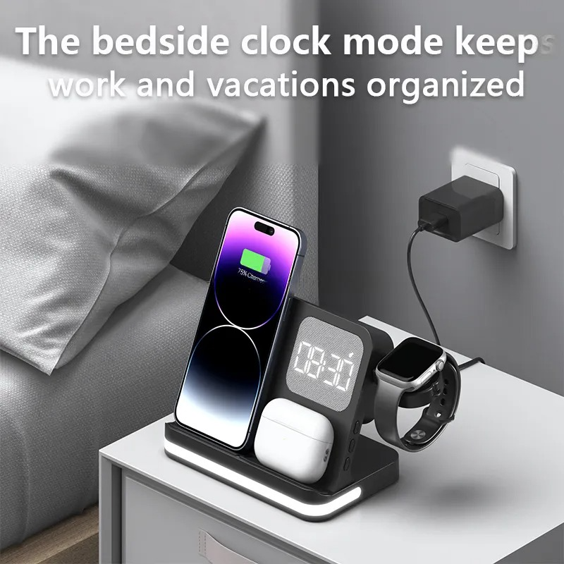 The Ultimate All-in-One Smart Charging Alarm Clock