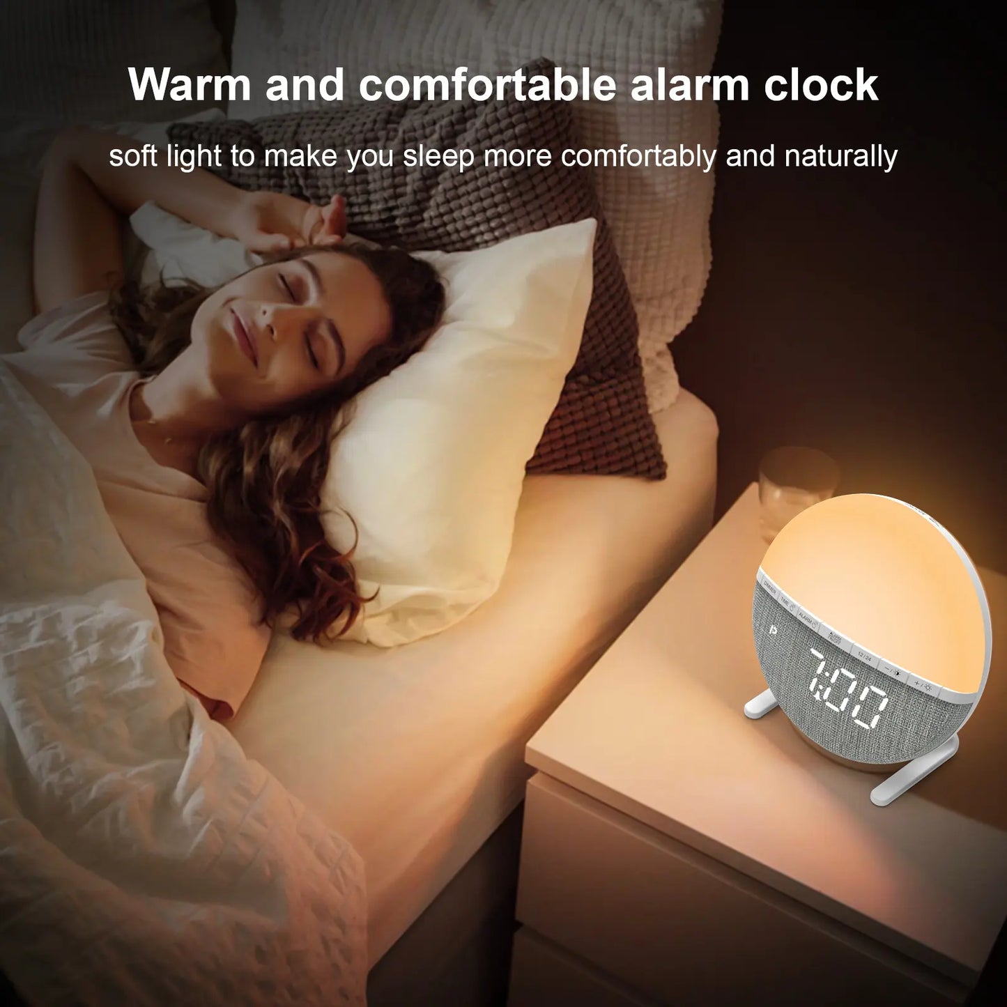 Compact Sunrise- Alarm clock with Sunrise feature